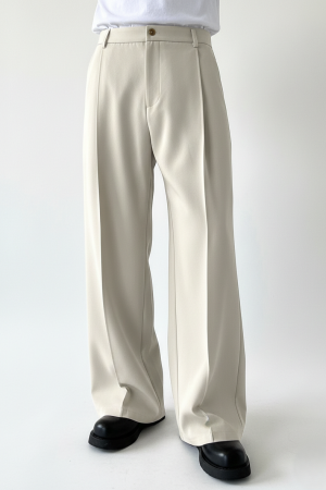 Men’s Wide Leg Relaxed Fit Trousers