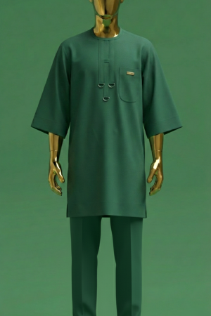 Green 3 quater sleeve senator